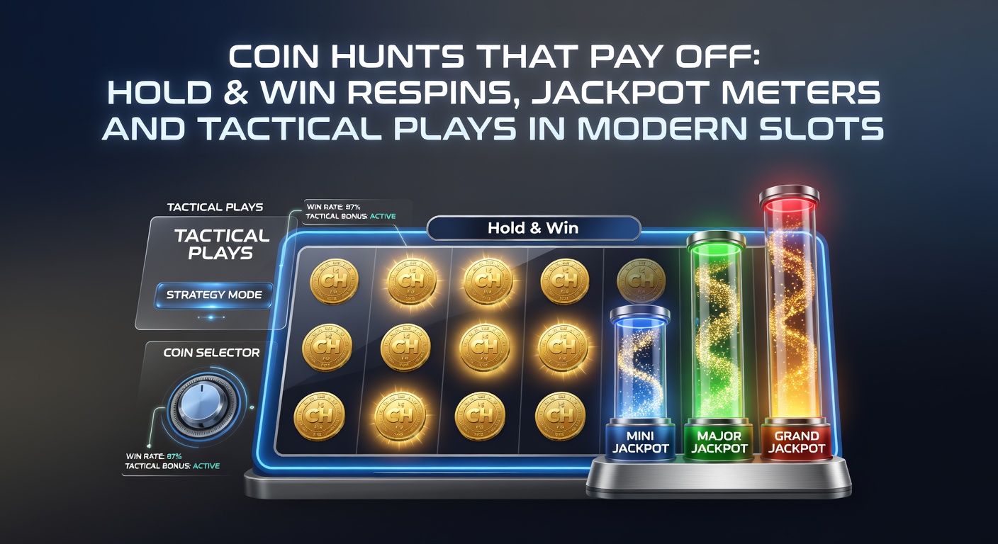 Close-up van jackpotmeters in een Hold & Win gokkast, met oplopende Mini, Major en Grand niveaus tijdens een intense muntverzamelingsronde