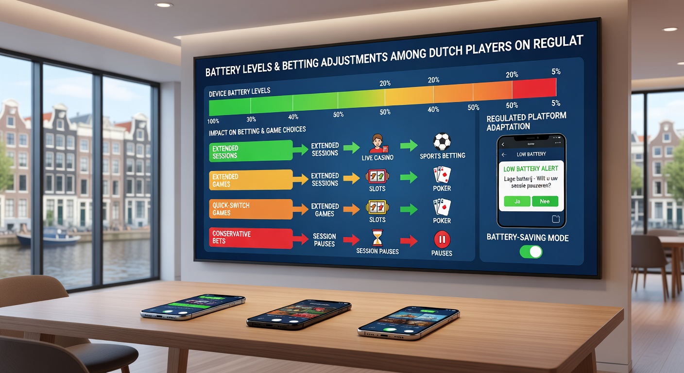 Grafieken en data-visualisaties die batterijniveaus koppelen aan inzetveranderingen en spelwisselingen bij Nederlandse online spelers
