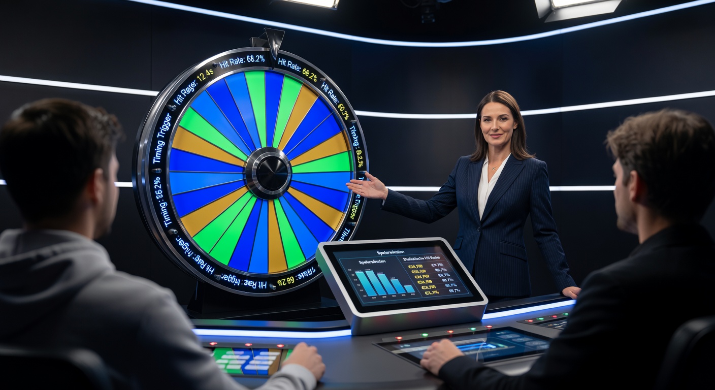 Evolution's Crazy Time wheel in actie met cash-out knop zichtbaar op spelscherm tijdens een live sessie