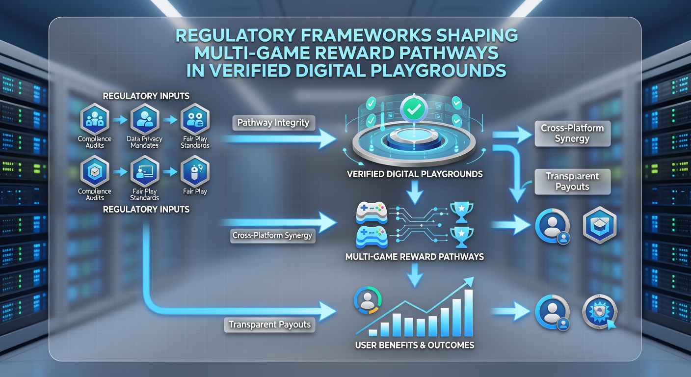 Diagram van multi-game beloningssystemen en regulatoire controles in Nederlandse casinos