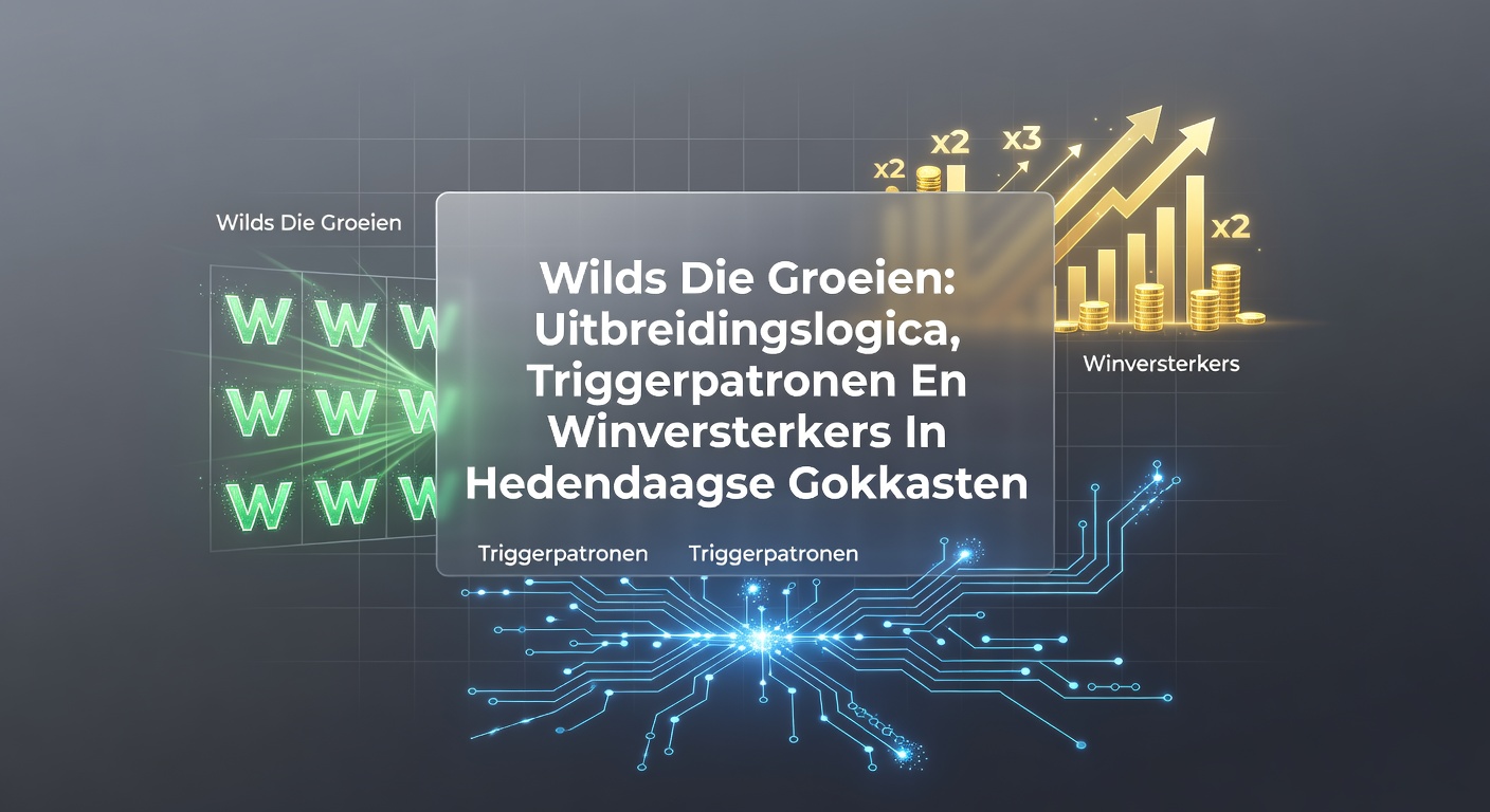 Schermafbeelding van een moderne gokkast met groeiende wild-symbolen die een reel vullen en een grote winst activeren